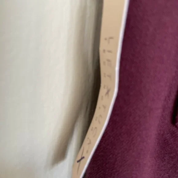 NYDJ Women's Size 12 Marilyn Straight Denim Jeans, Marron Burgundy Red, NWT - Picture 7 of 7